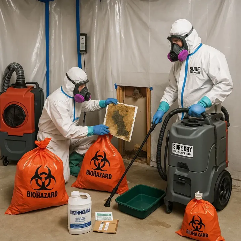Contaminated Water Handling Protocols process in Stark County, IL